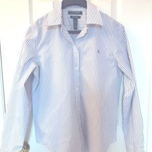 Ralph Lauren Pin stripe blue shirt